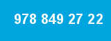 978 849 27 22 978 849 27 22